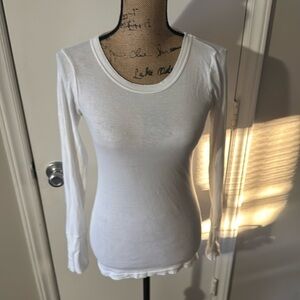 Michael stars size small white long sleeve